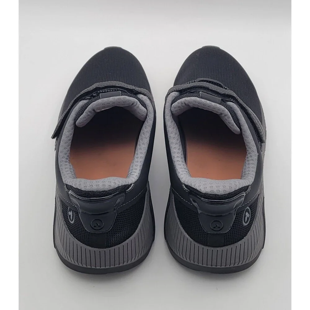 Anodyne No. 46 Mens Sport Jogger Black Grey Diabetic Shoes Mens Size 11 M